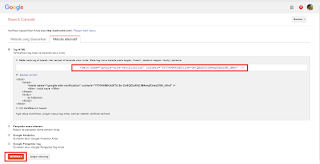 Cara Daftar dan Verikasi Blog di Google Webmaster Tool - panduan 4