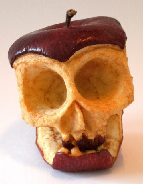 JoeyHawks: Skull apple rotting