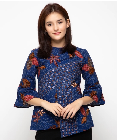  Model  Baju  Batik  Atasan  Untuk Wanita  Terbaru 