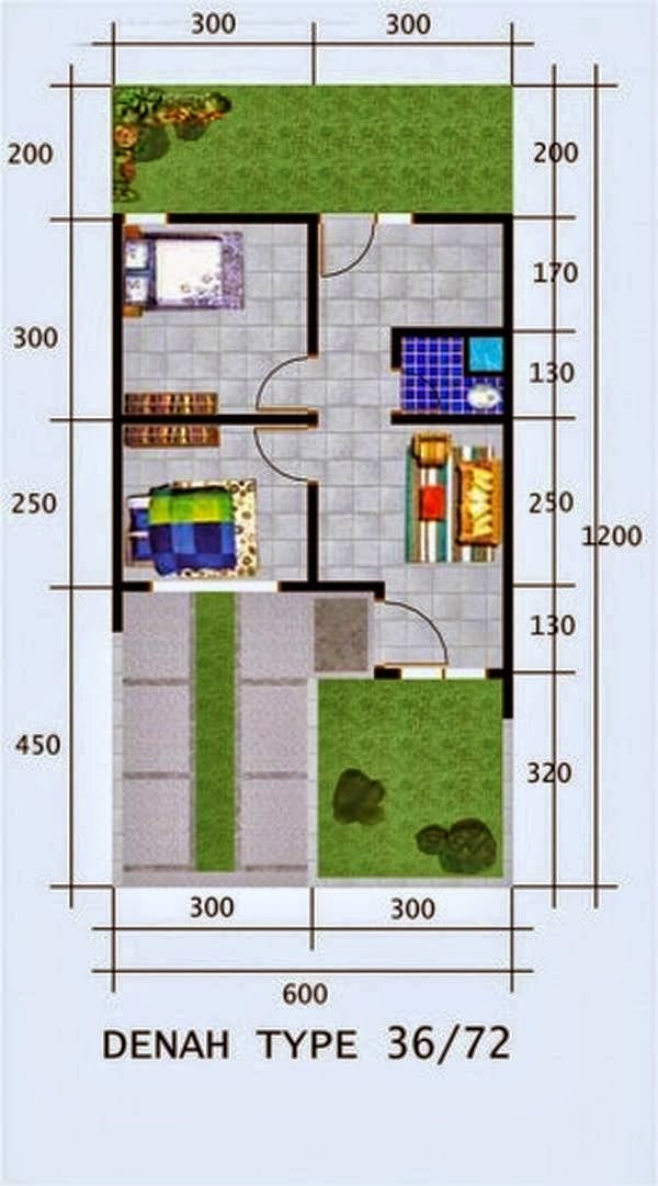  Desain  Rumah Minimalis  Type  36 