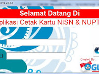 Aplikasi Cetak Kartu NUPTK dan NISN V.1.6.1 Gratis