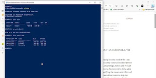 Power Shell Showing Result of List Partition Command