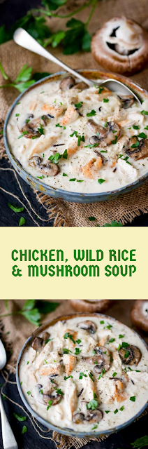 Chicken, Wild Rice & Mushroom Soup