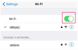 Enable Wifi iOS iPhone iPad