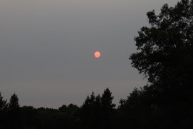 an August full moon