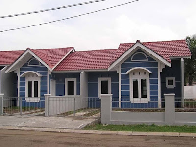 Desain rumah minimalis modern 1 lantai type 45