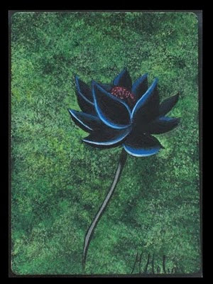 Black Lotus Magic the gathering altered art magic cards mtg card artwork power 9 altered cards Marta Molina magic the gathering black lotus