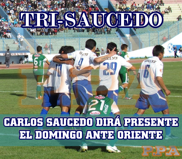 Carlos Saucedo goleador del equipo de San Jose de Oruro