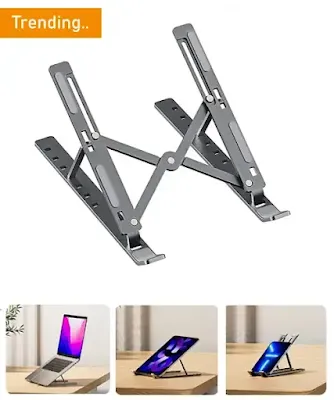 2-in-1 Foldable Stand For Mobile Phones and Laptops