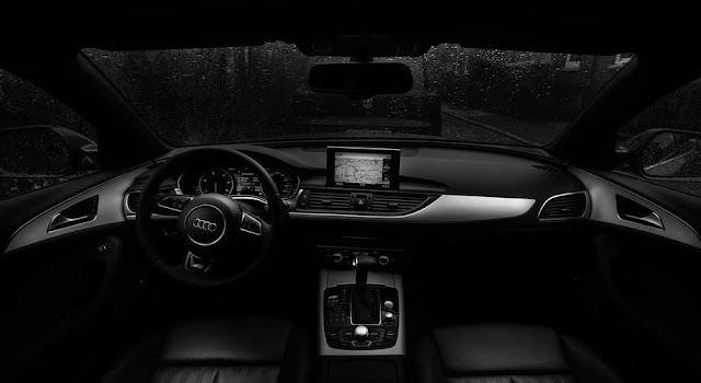 Audi car interior with