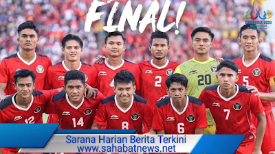 Timnas Indonesia U-22 Lolos ke babak Final SEA Games 2023.