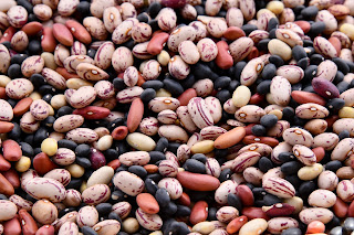 mixed beans, raw