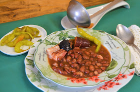 alubias de Tolosa, alubias de Tolosa con sacramentos, la autentica receta de alubias de Tolosa con sacramentos, que son sacramentos, receta de alubias de Tolosa, recetas con sacramentos, las delicias de Mayte,