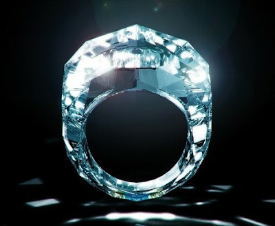The first ring made entirely of diamond