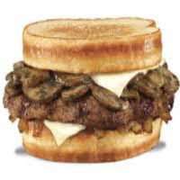 Weight loss recipes : Portobello Swiss Cheese Burgers with Caramelized Onions