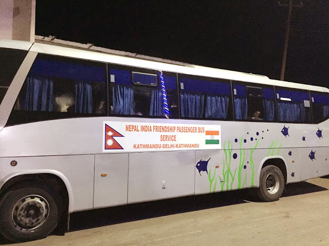 Green city travels booking Kathmandu to Delhi Bus tickets 