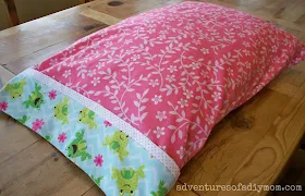 How to Make an Easy Tube Pillowcase with 3 seams