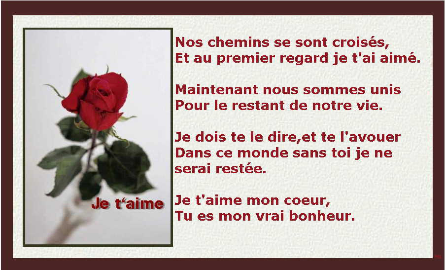 Texte d'amour pour mariage civil