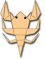 Cara Membuat Origami Scorpion