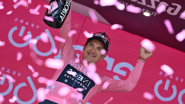 Richard Carapaz Maglia Rosa Ecuador Giro de Italia 2022 Fayals