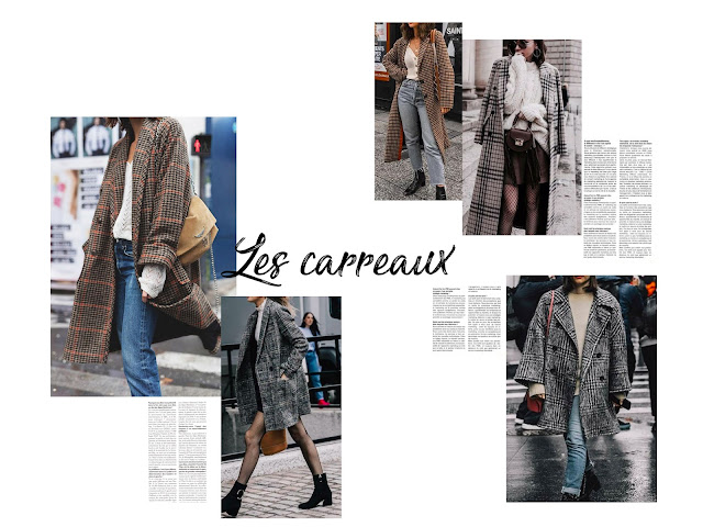 manteau carreaux