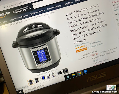 Instant Pot Ultra 10-in-1 on sale in Amazon