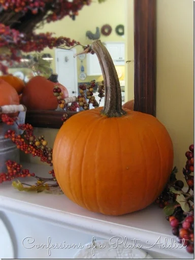 CONFESSIONS OF A PLATE ADDICT Farmhouse Fall Mantel