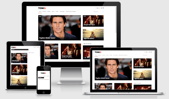 Toniq - Responsive Styles Blogger Template