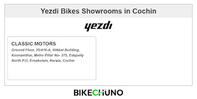 Yezdi Bike Showrooms in Cochin