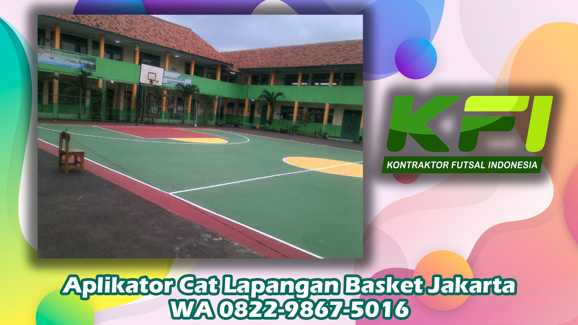 Aplikator Cat Lapangan Basket Jakarta