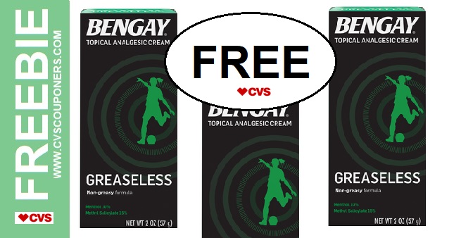 FREE Bengay CVS Coupon Deal - 7/7-7/13