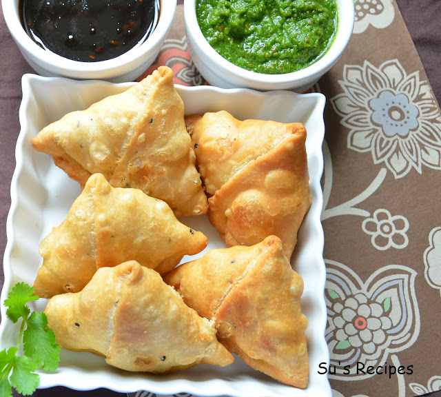 Aloo Samosa, samosa, potato pastry, potato filled pastry, potato snack