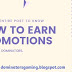 How to earn promotions