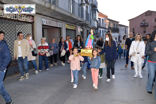 María Auxiliadora regresa a las calles de Béjar - 25 de mayo de 2022