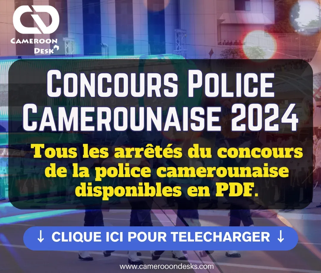 arretes concours police camerounaise 2023-2024