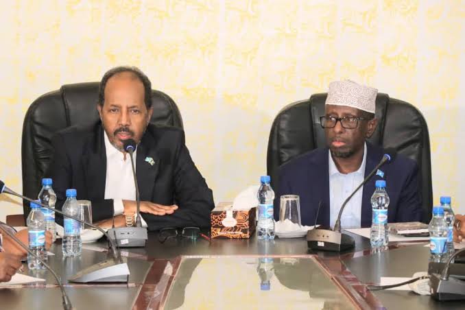 Hassan Sheikh and Sheikh Sharif share a contentious issue with Roble