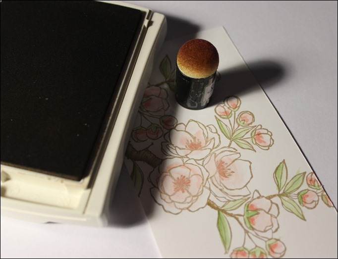 Stempel Motiv colorieren Technik 12 Stempel Motiv colorieren Technik 12