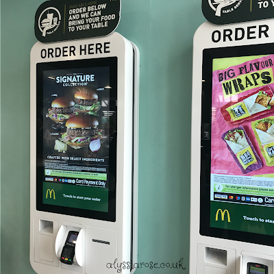 McDonalds new self serve kiosks