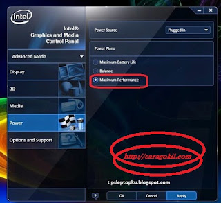 Mengatur Intel HD Graphics