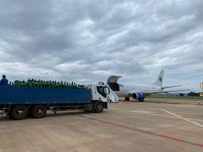 Gustavo Lima freta boeing para enviar oxigênio para Manaus