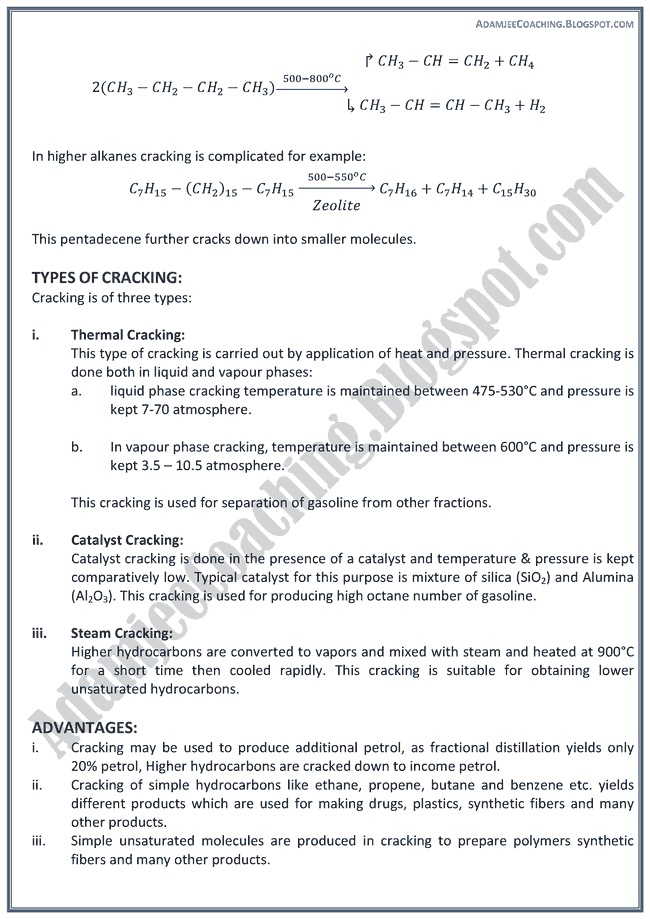 XII Chemistry Notes - Introduction of Organic Chemistry