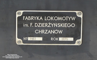 SM42-742, PKP Cargo, tabliczka znamionowa