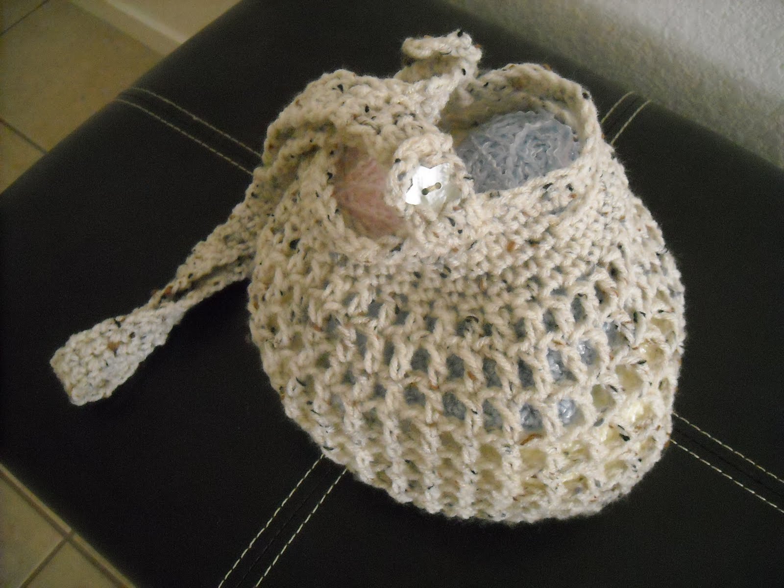 pattern bag for crochet strap Insert the 3 ends and top chain through at of space strap the bag