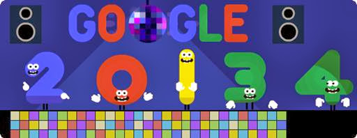 Google Doodle tahun baru - wartainfo.com
