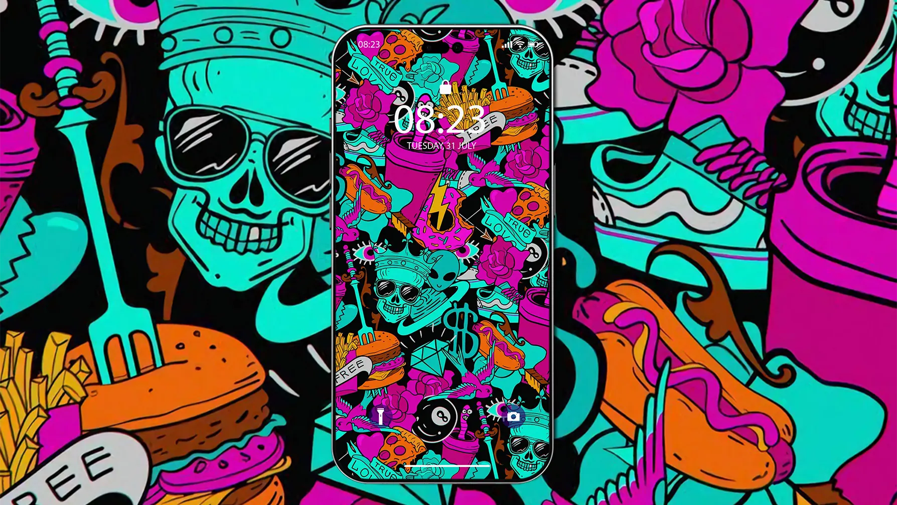 HD wallpaper phone  King Life Pattern