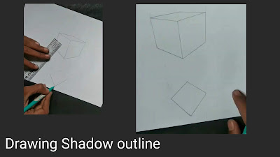 How to draw 3D square on paper, 3D drawing on paper ,pencil drawing step by step tutorial, how to draw 3D drawing ,how to draw 3D square step by step tutorial, pencil drawing ,drawing for beginners, drawing for kids, sketch artist, sketching tutorial