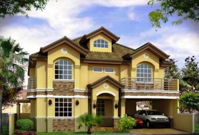 Gambar desain rumah eropa modern