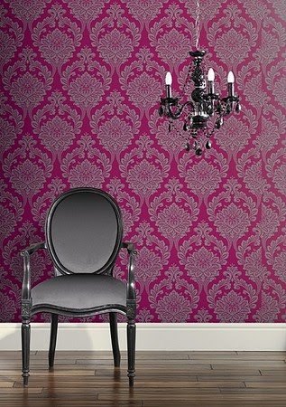 pink wallpaper room. pink wallpaper room.