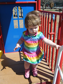 Sasha on the Toddler Playground