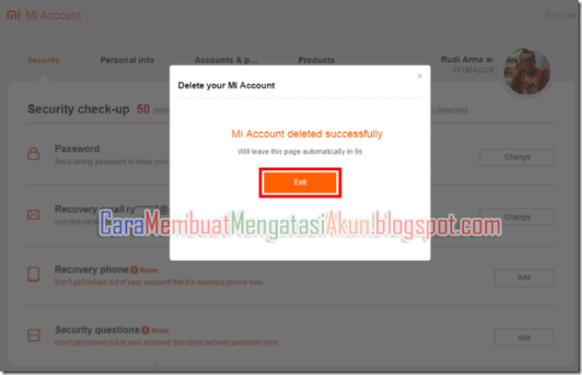 berhasil-hapus-akun-mi-xiaomi